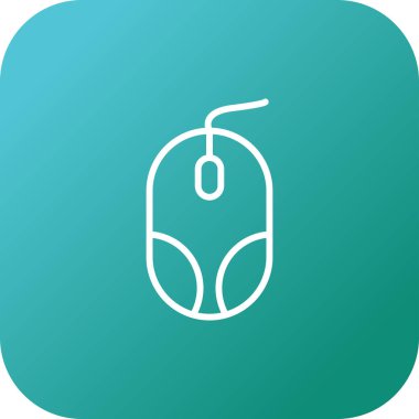 bilgisayar faresi, web simgesi vektör illüstrasyonu 