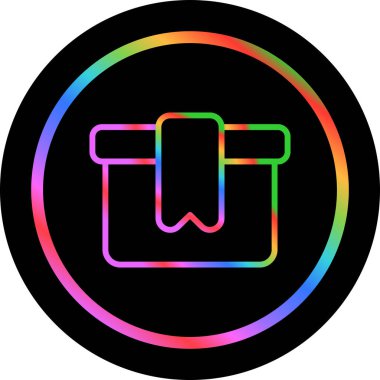 kutusu web simge vektör çizim 