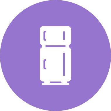 buzdolabı simgesi, vektör illüstrasyonu basit tasarım