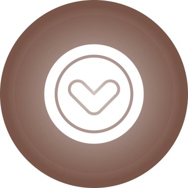 İşaret simgesini işaretle. vektör illüstrasyonu 