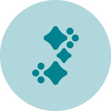 Sparkles modern simgesinin vektör illüstrasyonu