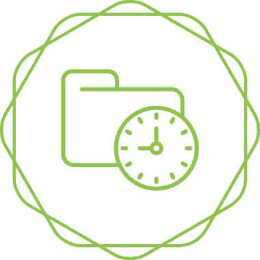 belge web simgesi, vektör illüstrasyonu