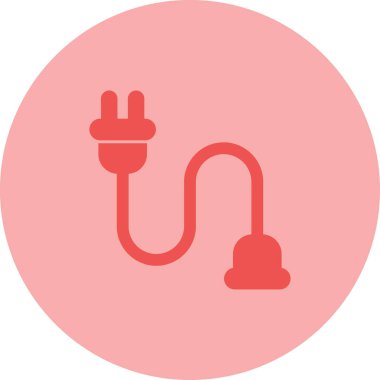 kablo bağlantı simgesi web illüstrasyonu