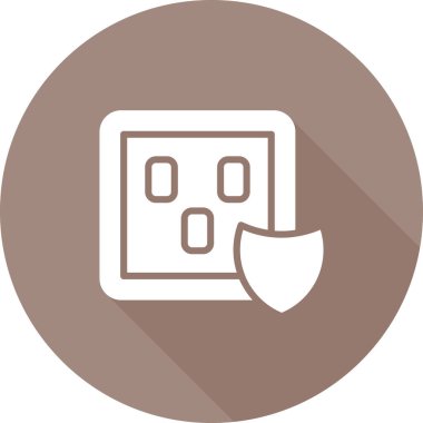 Surge Protector çizgi simgesi. Mobil konsept ve web tasarımı için doğrusal biçim işareti. Dalgaların Koruyucusu Güç Şeridi ana hatları vektör simgesi. Sembol, logo çizimi. Vektör grafikleri