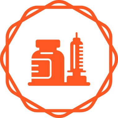 - Uyuşturucu. Web simgesi basit illüstrasyon