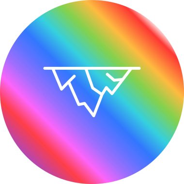 Stalactite ağ simgesinin vektör illüstrasyonu