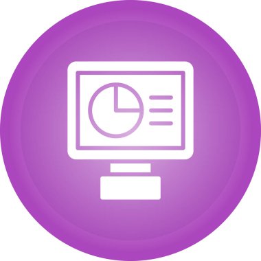 Web simgesi, vektör illüstrasyonu izleniyor