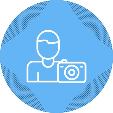 Fotoğraf simgesi, vektör illüstrasyonu basit tasarım