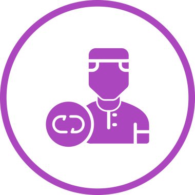 user icon, vector illustration simple design
