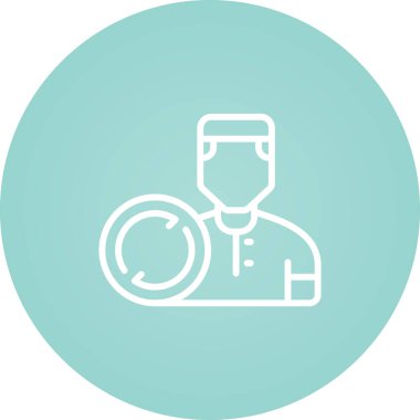 user icon, vector illustration simple design