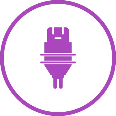 Fiş. Web simgesi basit illüstrasyon