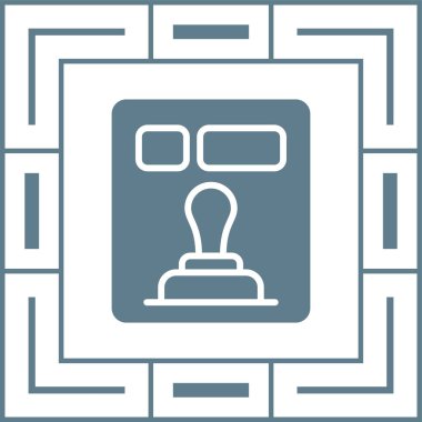 Modern Pul Aracı simgesinin vektör çizimi   