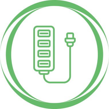 USB İnbot modern simgesinin vektör çizimi 