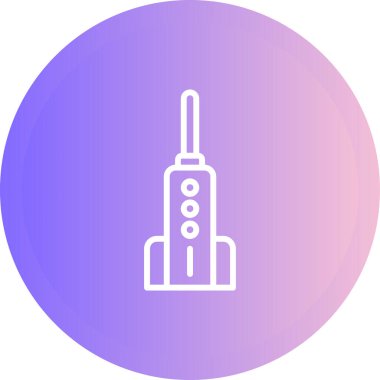 Modem simgesi web basit illüstrasyon