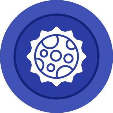 Tutulma. Web simgesi basit tasarım