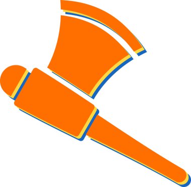 Balta. Web simgesi basit illüstrasyon