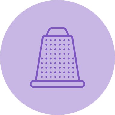 grater simgesi, web basit illüstrasyon