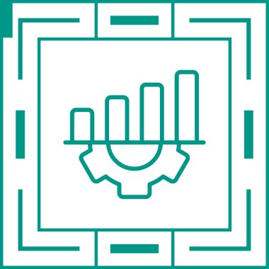 Performans İyimseme simgesinin vektör çizimi