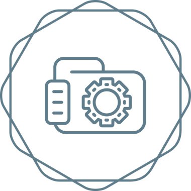 dosya belgesi simgesi, vektör illüstrasyonu 