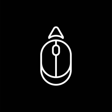 Web tasarımı için bilgisayar fare simgesi. Kaydır