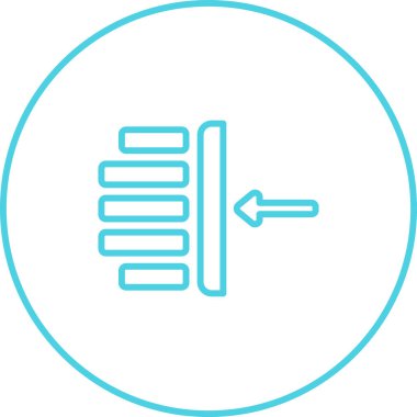 margin web simgesi, vektör illüstrasyon tasarımı 