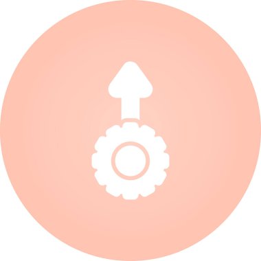 Performans Geliştirme Modern simgesinin vektör çizimi