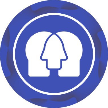 Empati Simgesi, İzole Vektör İllüstrasyonu  