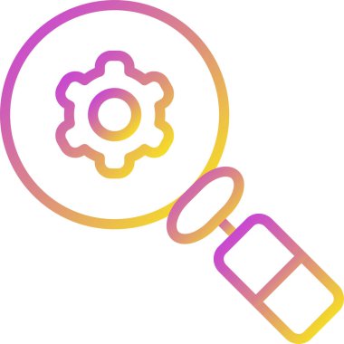 Arama modern simgesinin vektör illüstrasyonu