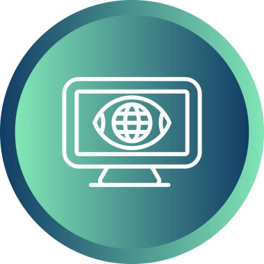 Bilgisayar web simge vektör çizim