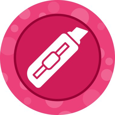 Bıçak. Web simgesi basit illüstrasyon