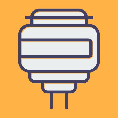 Fiş. Web simgesi basit illüstrasyon