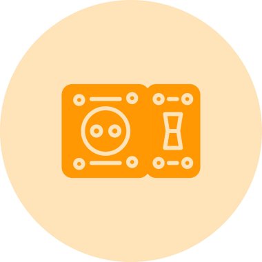 Anahtarı simge vektör çizim