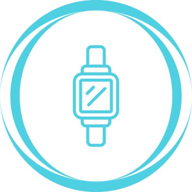 Modern Smartwatch simgesinin vektör çizimi    