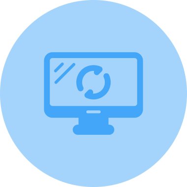  Yazılım Güncelleme simgesi, vektör illüstrasyonu