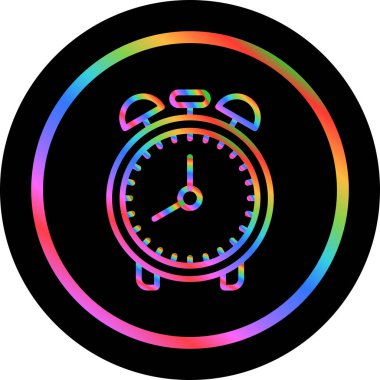 Alarm saati web simgesi çizimi