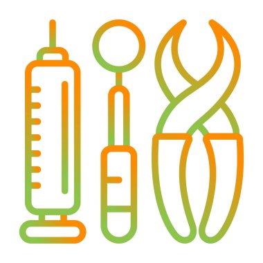 Araç Simgesi, Beyaz Arkaplan Vektör İllüstrasyonu 