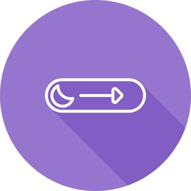 Uyku kipi simgesi web illüstrasyonu