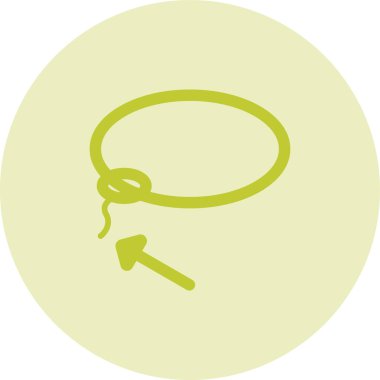 Kement simgesi, vektör illüstrasyonu basit tasarım