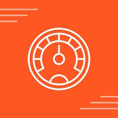 Performans web simgesinin vektör illüstrasyonu 