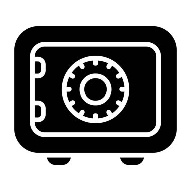 Güvendesin. Web simgesi basit illüstrasyon      