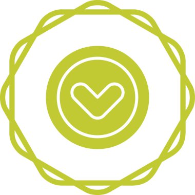 İşaret simgesini işaretle. vektör illüstrasyonu 