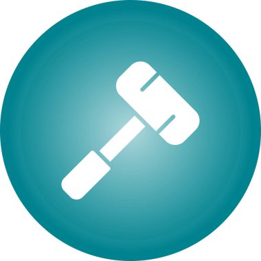 Balyoz. Web simgesi basit illüstrasyon 