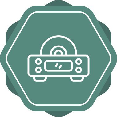 Cd Oynatıcı için vektör simgesi 