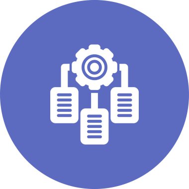 Teknik veri kavramı, iş verimliliği, evrak işleri. Belge Bütünleşme simgesi beyaz arkaplanda izole edildi.