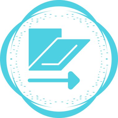 Makas kesme aracı simgesi, vektör illüstrasyonu