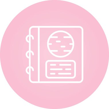 kitap düz simgesi, vektör illüstrasyonu