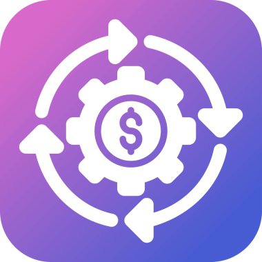 Basit illüstrasyon web simgesine mal olur