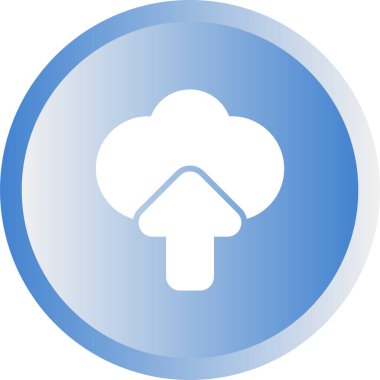 Bulut hesaplama simgesi vektör illüstrasyonu           