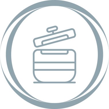 pot web simgesinin vektör illüstrasyonu