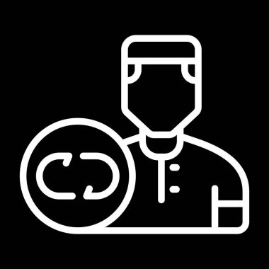 user icon, vector illustration simple design